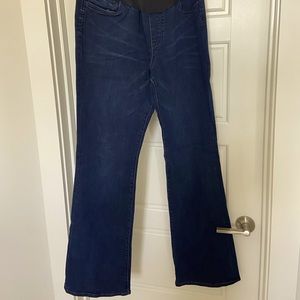Maternity Jeans. Size 14 Long. Dark Rinse.
